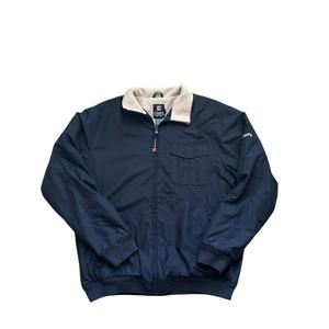 Vintage 90s Chaps Ralph Lauren Jacket Mens Med Lined Bomber Preppy Grandpa